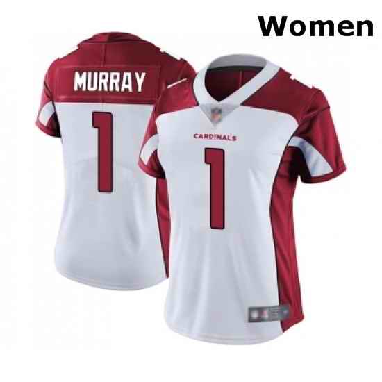 Women Arizona Cardinals #1 Kyler Murray White Vapor Untouchable Limited Player NFL Jersey
